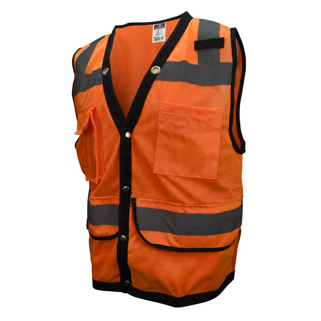 Radians SV59 Type R Class 2 Heavy Duty Surveyor Safety Vest - Orange - Size M