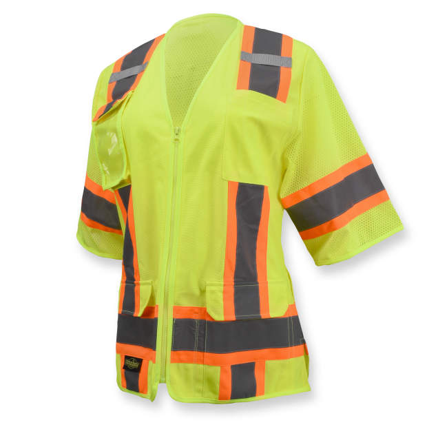 Radians SV63W Two Tone Surveyor Type R Class 3 Women's Safety Vest - Green - Size L