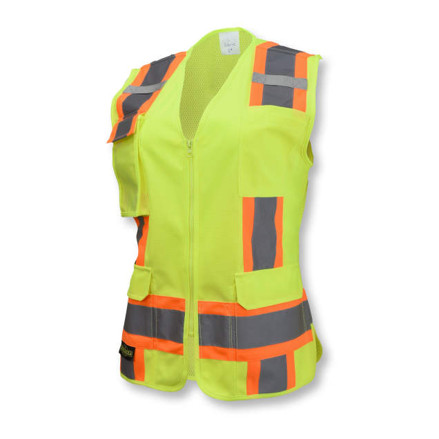 Radians SV6W Two Tone Surveyor Type R Class 2 Women's Safety Vest - Green - Size S