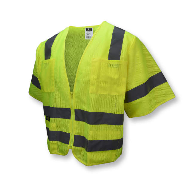 Radians SV83 Standard Type R Class 3 Mesh Safety Vest - Green - Size L