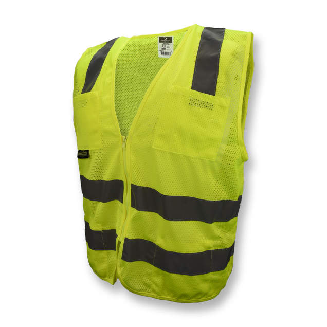 Radians SV8 Standard Type R Class 2 Mesh Safety Vest - Green - Size M