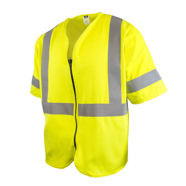 Radians SV99-M3ZGSFR Solid DH Cat 1 Class 3 FR Vest - Green - 3X