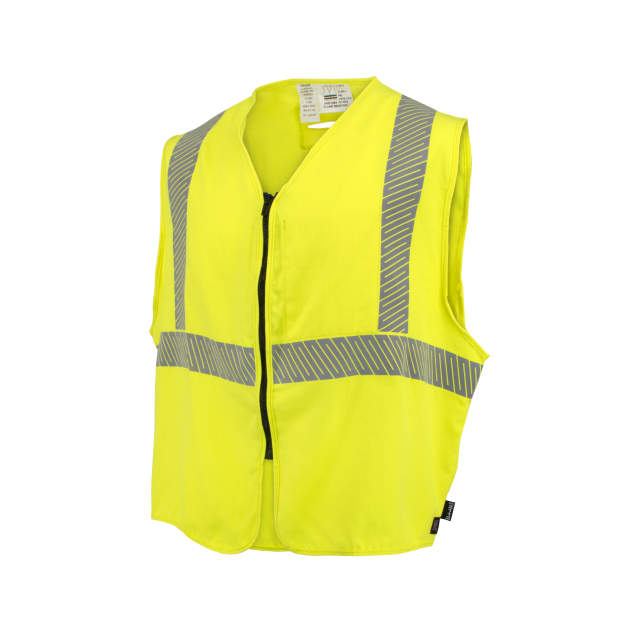 Radians SV99A 5.7 oz Class 2 DH Air Vest with Segmented Reflective Tape - Hi-Vis Green - Size M