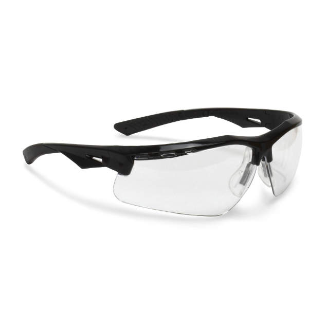Radians Thraxus™ Safety Eyewear - Black Frame - Clear IQ Anti-Fog Lens