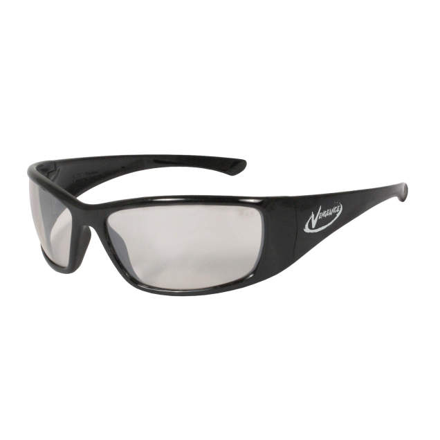 Radians Vengeance® Safety Eyewear - Black Frame - Indoor/Outdoor Lens