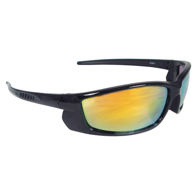 Radians Voltage™ Safety Eyewear - Black Frame - Electric Orange Lens