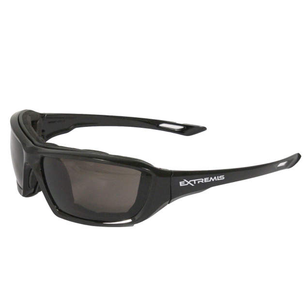 Radians Extremis® Safety Eyewear - Black Frame - Smoke Anti-Fog Lens