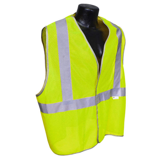 Radwear USA 5ANSI-PC Class 2 Type R Safety Vest - 3.5oz Poly Mesh - Green - Size S