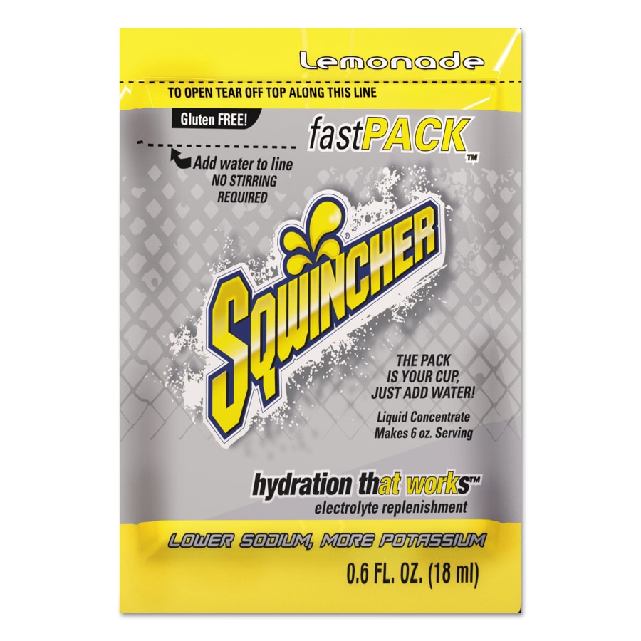 Sqwincher 6OZ FASTPACK LEMONADE 4PKS/200CS